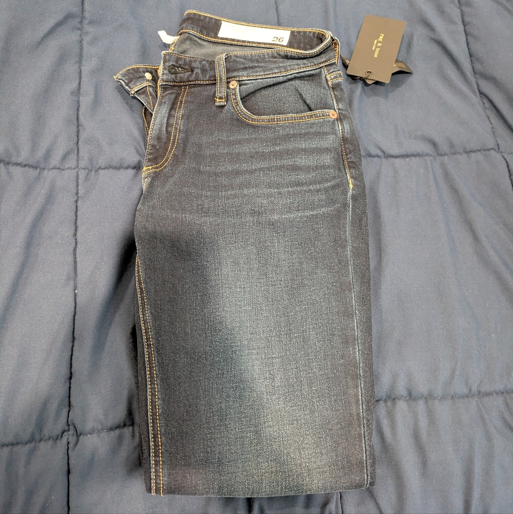 Rag & Bone Dre Low-Rise Slim Boyfriend